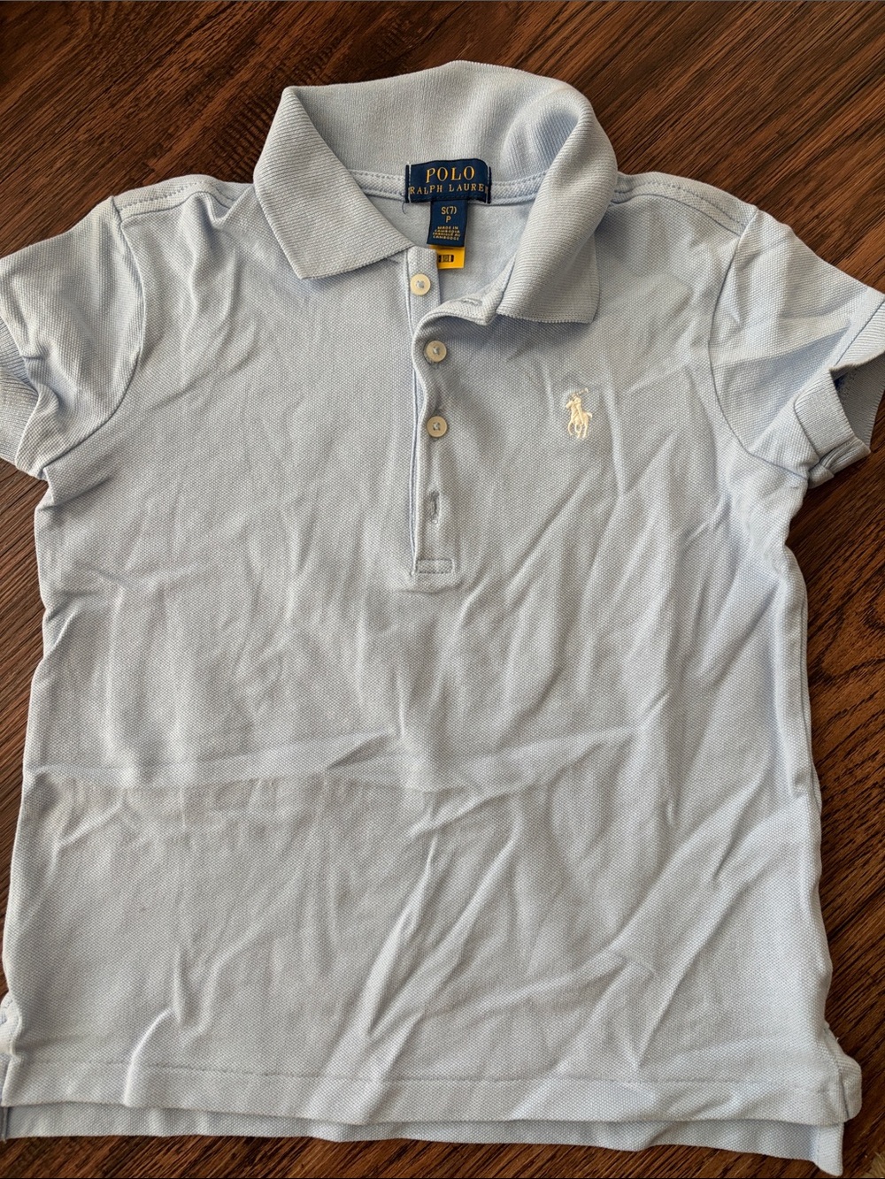 Polo by Ralph Lauren Baby Blue Short Sleeve Polo Shirt